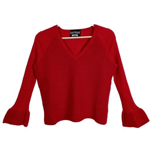 Pre-owned Moschino Wool Jumper In Red