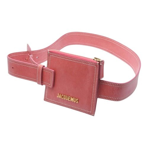Pre-owned Jacquemus Leather In Pink