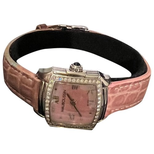 Pre-owned Mauboussin Watch In Pink