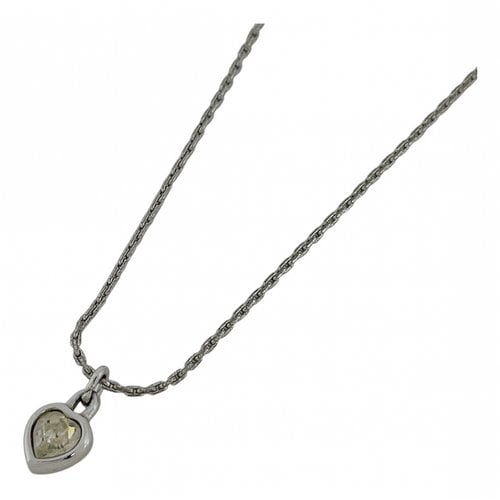 Pre-owned Dior Necklace In Silver