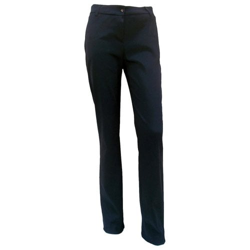 Pre-owned Roberto Cavalli Straight Pants In Black