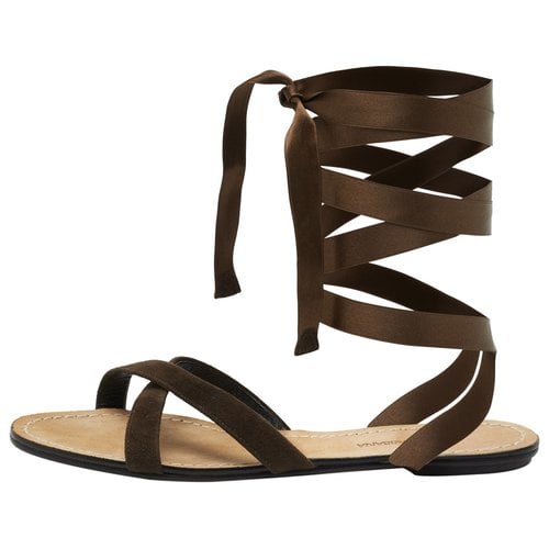 Pre-owned Dolce & Gabbana Sandal In Brown