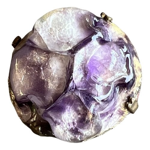 Pre-owned Henry Pin & Brooche In Purple