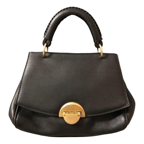 Pre-owned Bogner Leather Handbag In Black