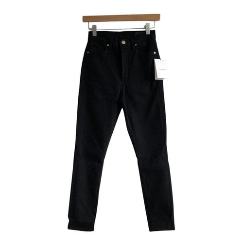 Pre-owned Goldsign Straight Jeans In Black