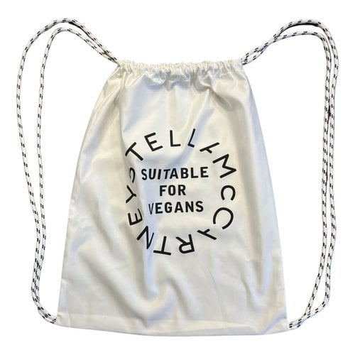 Pre-owned Stella Mccartney Backpack In White