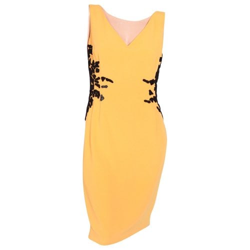 Pre-owned Escada Mid-length Dress In Yellow