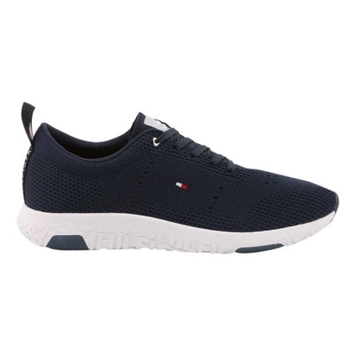 Pre-owned Tommy Hilfiger Low Trainers In Blue
