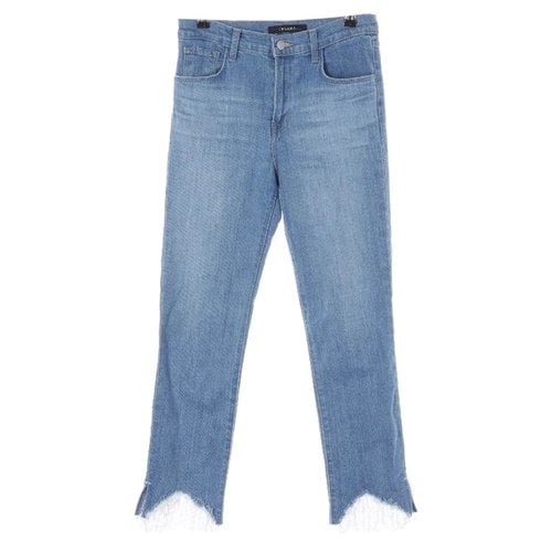 Pre-owned J Brand Boyfriend Jeans In Blue