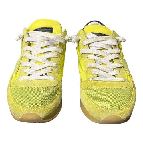 Pre-owned Philippe Model Trainers In Yellow