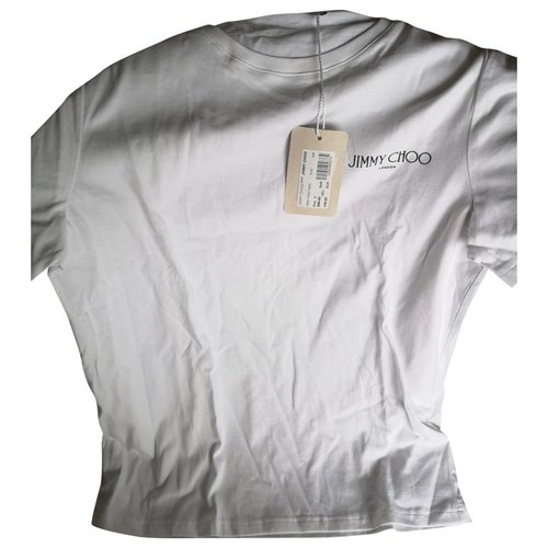 Pre-owned Jimmy Choo T-shirt In White