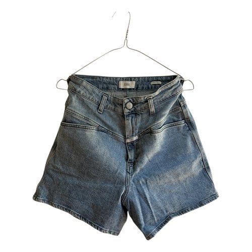 Pre-owned Closed Shorts In Blue