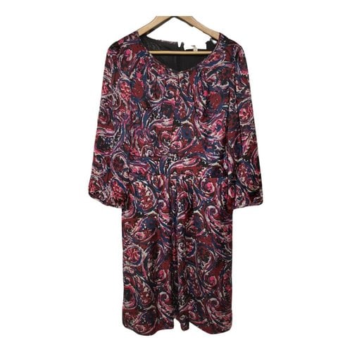 Pre-owned Clements Ribeiro Silk Mini Dress In Multicolour