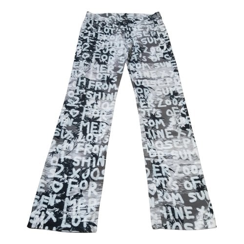 Pre-owned Joseph Straight Pants In Multicolour