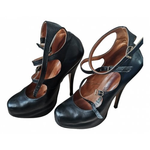 Pre-owned Vivienne Westwood Leather Heels In Black