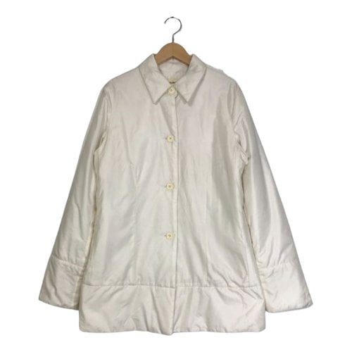 Pre-owned Helmut Lang Coat In White