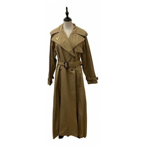 Pre-owned Valentino Trench Coat In Beige