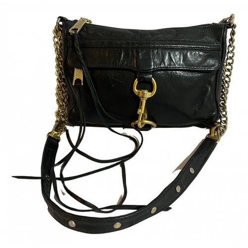 Pre-owned Rebecca Minkoff Leather Handbag In Black