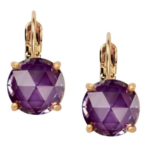 Pre-owned Kate Spade Earrings In Purple