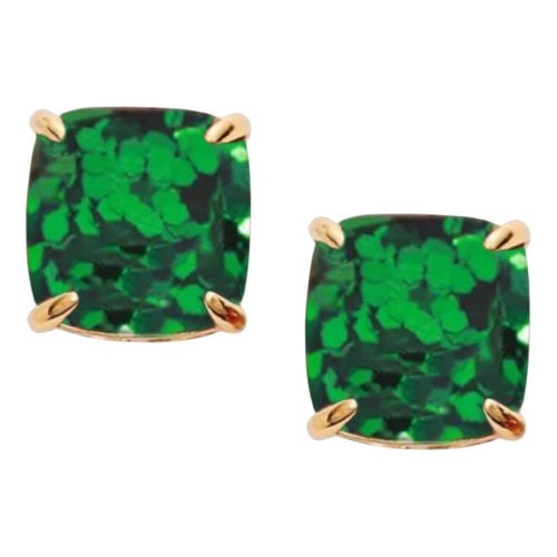 Pre-owned Kate Spade Earrings In Green