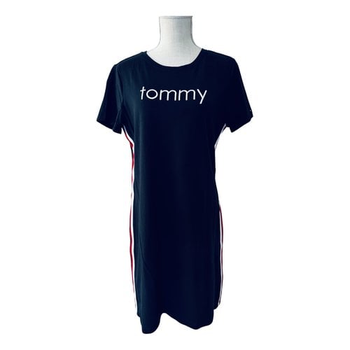 Pre-owned Tommy Hilfiger Mini Dress In Blue
