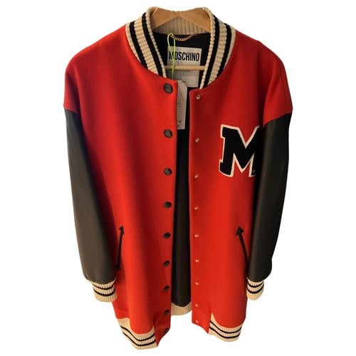 Pre-owned Moschino Cashmere Jacket In Red