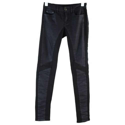 Pre-owned Maje Jeans In Black