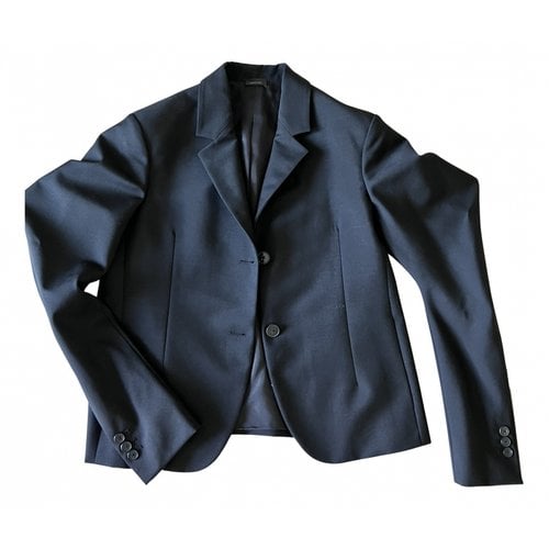 Pre-owned Jil Sander Wool Jacket In Black