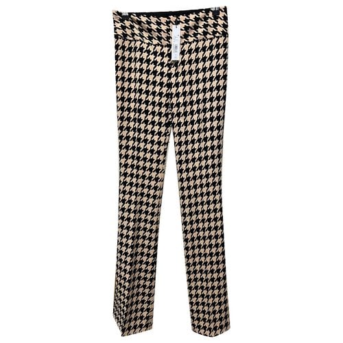Pre-owned Alice And Olivia Straight Pants In Multicolour
