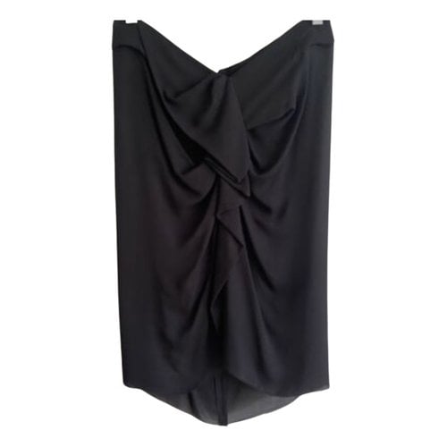Pre-owned Isabel Marant Silk Skirt In Black