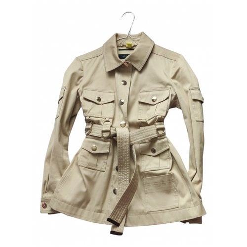 Pre-owned Gucci Short Vest In Beige