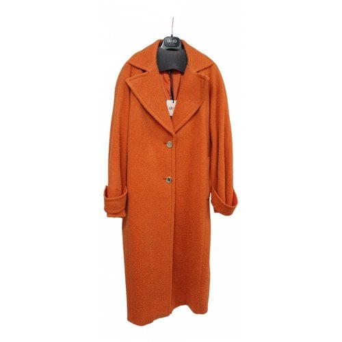 Pre-owned Liujo Wool Coat In Orange