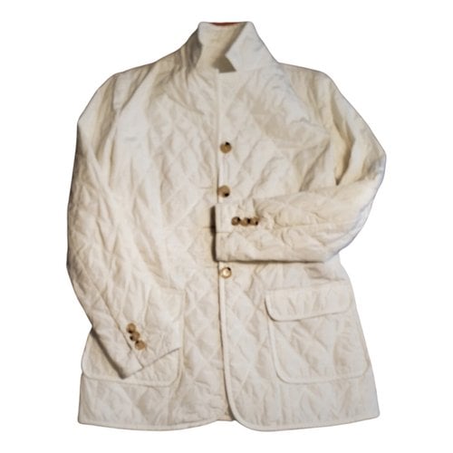 Pre-owned Allegri Coat In White