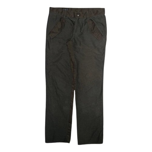 Pre-owned Final Home Trousers In Black