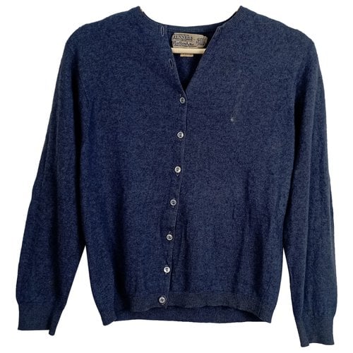 Pre-owned Ballantyne Cashmere Cardigan In Blue