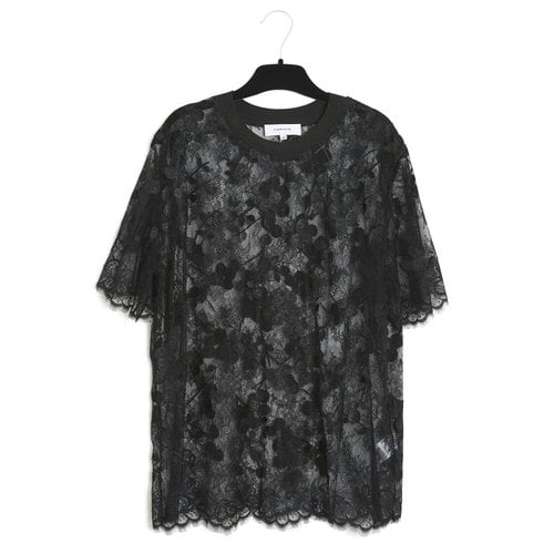 Pre-owned Carven Lace T-shirt In Black
