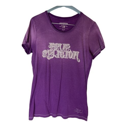 Pre-owned True Religion T-shirt In Purple