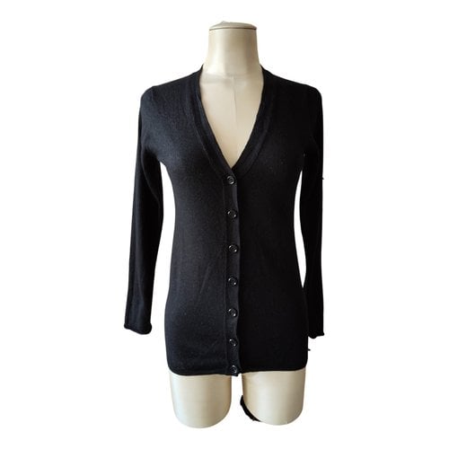 Pre-owned Burberry Cashmere Cardigan In Black