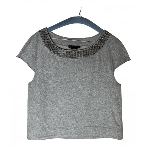 Pre-owned Alice And Olivia T-shirt In Grey