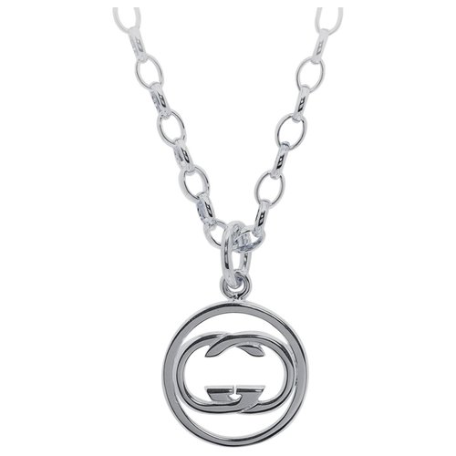 Pre-owned Gucci Necklace In Silver