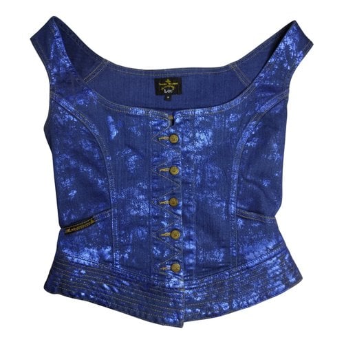 Pre-owned Vivienne Westwood Corset In Blue