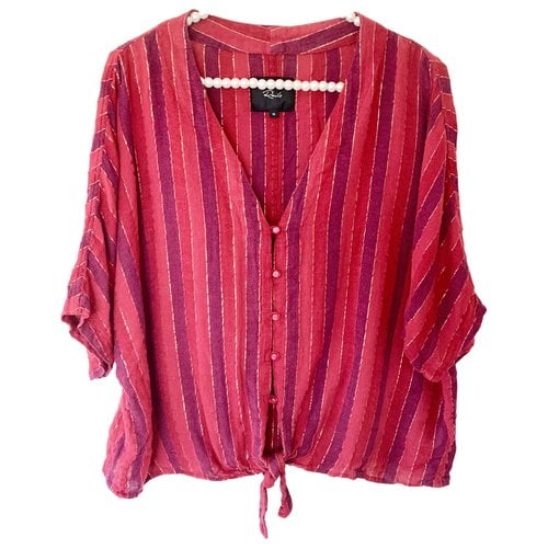 Pre-owned Rails Linen Shirt In Red