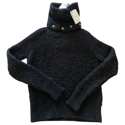 Pre-owned Balmain Wool Sweatshirt In Black