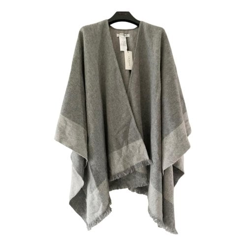 Pre-owned Lk Bennett Cashmere Cape In Grey