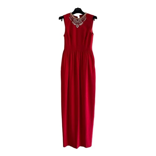 Pre-owned Ted Baker Maxi Dress In Red