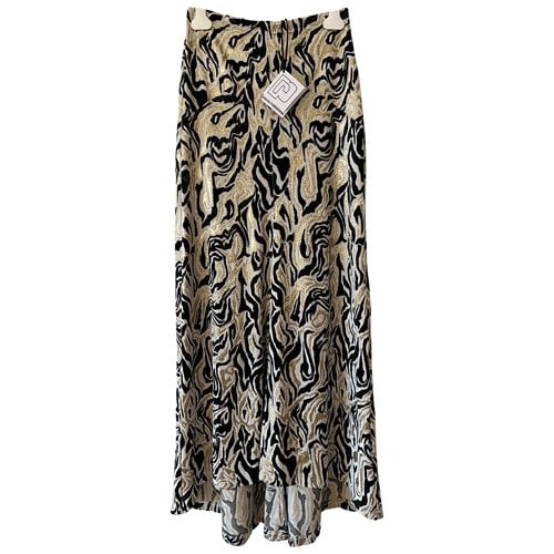 Pre-owned Paco Rabanne Maxi Skirt In Multicolour