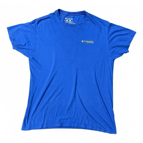 Pre-owned Columbia T-shirt In Blue