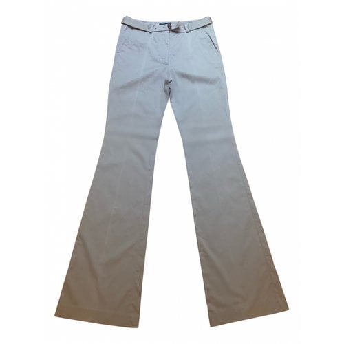 Pre-owned Costume National Trousers In Beige