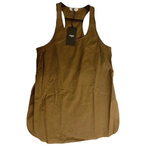 Pre-owned Fendi Vest In Brown