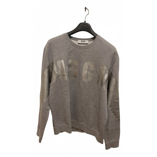 Pre-owned Msgm Knitwear & Sweatshirt In Grey